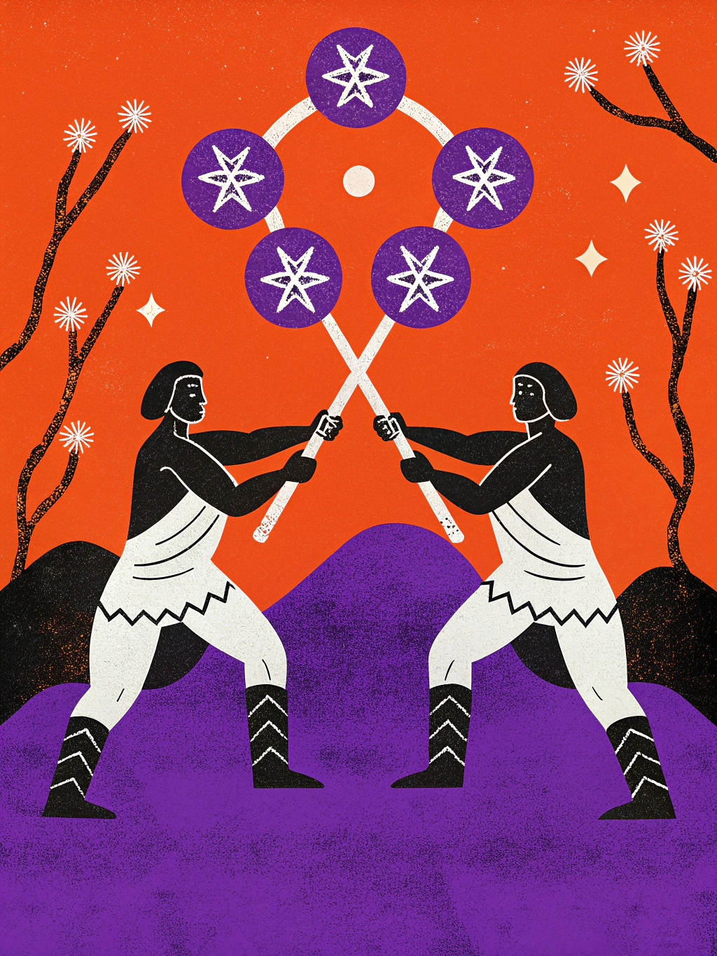 Five of Wands
